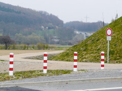 Stahlrohrpoller Ø 152 mm zum einbetonieren Absperrpfosten